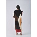 (2XL) 【陳喬恩私服】拼色毛衣黑色洋裝二手衣, , large