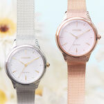 CITIZEN 星辰 L系列 非洲菊 光動能氣質大三針米蘭帶女錶 EM0819-80X, , large