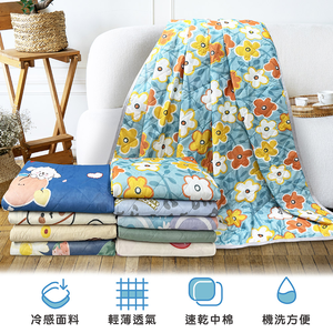 【多利寶寢具】Victoria _清涼冰紗雙人涼夏被-隨機出貨