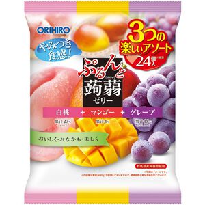 ORIHIRO Fruit Juice Jelly-PeachMangoGra