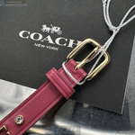 [星晴錶業]COACH手錶,18mm, 28mm,CH00239粉紅色錶面金色錶殼粉紅真皮皮革錶帶款, , large