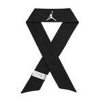NIKE JORDAN DRI-FIT 單色綁帶式頭帶 運動頭帶 止汗髮帶 健身 跑步 運動 吸汗 乾爽 彈性 黑 白, 白, large