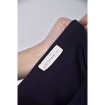 (S) 【安于晴Charlene私服】air space質感假兩件藍色長袖上衣二手衣, , large