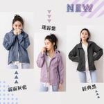 【現貨】MIT台灣製貝柔 防曬 防風防潑水連帽風衣-女款 中性款 情侶外套 PL2023, , large