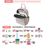 SPRING-簡約尼龍後背包時尚商務通勤後背包旅行後背包-多色, , large