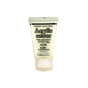 MONA S-901 壓克力水彩顏料(白) 25ml