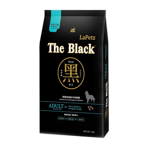 【LaPetz 樂倍】The Black黑酵母無穀犬糧5kg-成齡犬配方