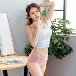 NEONER Tencel high waist anti-bacterial underwear -pink complexion, , large