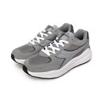 DIADORA迪亞多那 時尚運動男鞋 男運動鞋 男鞋 休閒鞋 復古 反光 輕量 透氣 保護後跟 足弓支撐 止滑 黑 灰, , large