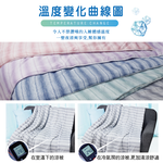 色織簡約涼感紗冰晶涼被, 綠, large