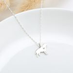 【Angel & Me】Labrador Dog s925 sterling silver necklace Birthday gift, , large
