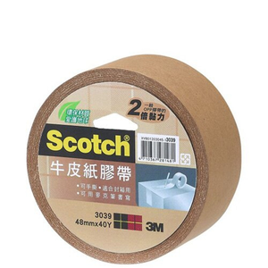 【龍品文創】3M  3039 2" 40y 牛皮紙膠帶  48MM