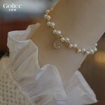 【Gulicc】古莉可 手鍊 復古雙層纏繞珍珠手鍊, , large