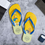 [巴拉娜巴西人字拖專賣店]中壢實體店面Havaianas 哈瓦仕 夾腳拖/人字拖鞋 SIMPSONS 辛普森沙灘 海灘 海邊黃綠色2022新款, , large