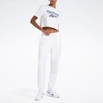 Reebok Ri Bl Crop Tee 女 短袖 上衣 短版T恤 運動 休閒 舒適 白 藍 [100037592], , large