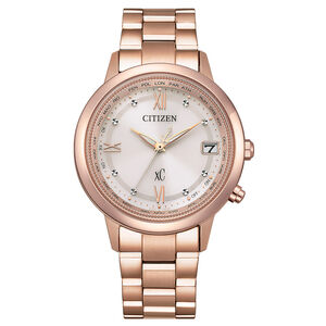 CITIZEN星辰 XC Hebe田馥甄配戴款 鈦 光動能電波錶 女錶 CB1132-51W
