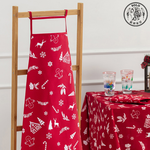 【SOLO歐洲家居】LCW Home 75x57cm 紅色聖誕糖果圍裙 100%純棉 土耳其製造, , large