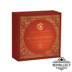 [皇家典藏] Perthmint 2024澳洲伯斯-蛋白石-生肖-龍年-1盎司銀幣, , large