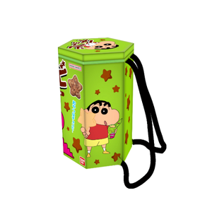 【限量】蠟筆小新巧克比可可風味餅乾造型背包組(無提袋)