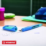 【德國天鵝STABILO】EASYbuddy 學習樂人體工學正姿鋼筆  通用歐規墨水 初學者可用亮紫/紫紅(STB-51560-5), , large