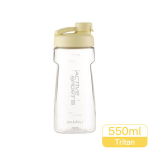 樂扣優質水壺540ml(Tritan好握)-黃色