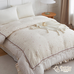 【Betrise貝翠絲】可水洗/機洗 韓國復古輕柔棉銀離子防蹣抗菌羽絲絨暖冬被-大尺寸180x210cm(多款任選), , large