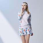 莫妮娜MIT 少女長袖防曬 二件式 泳裝 -XL, , large