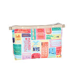 Lesportsac Cosmetic Clutch 雙層拉鍊化妝包 / 旅人的印記, , large