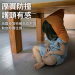 [台客嚴選] 地震護頭防撞枕-黃色, 黃色, large