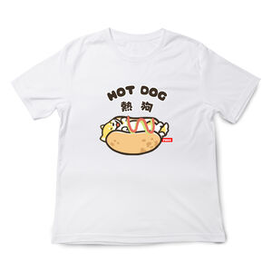 JZ TEE Shiba Inu-Hot Dog Graphic Tee