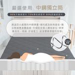 台灣製【藤原傢俬★捲包床】極致黑防螨抗菌乳膠獨立筒捲包床-偏硬, , large