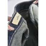 (M) net denim丹寧牛仔質感棉質藍色短裙二手衣, , large