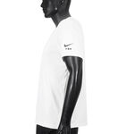 Nike 男 短袖 上衣 防曬衣 T恤 抗UV 運動 休閒 透氣 舒適 白 [NESSE476-100], , large