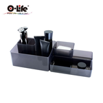 【O-Life】B-015 stacking storage box-red 5-piece set, , large
