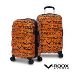 【PANTHEON PLAZA】展示品限量出清 V-ROOX EXPRESS 21 24 29吋 個性LOGO涂鴉行李箱 可擴充式硬殼拉鏈行李箱 四色可選, , large