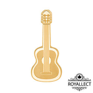 GUITAR SHAPE 0.5 Gram Gold Coin 1$ Palau