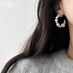 【Gulicc】古莉可 耳環 高級感 法式輕奢 珍珠耳環, , large