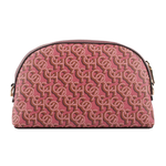 COACH Madi Monogram 塗層帆布拼皮革拉鍊貝殼包/胭脂粉, , large