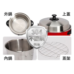 SPT 尚朋堂 6人份養生不鏽鋼電鍋 SSC-06KR, , large