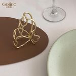 【Gulicc】古莉可 髮夾 韓系金屬簍空 蝴蝶髮夾, , large