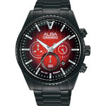ALBA 雅柏 東京炙熱紅計時手錶-43mm AT3H91X1/VD53-X388SD, , large