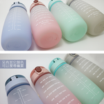 Kiyodo磨砂漸層吸管水壺-1000ml-2支, , large