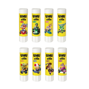 【德國 UHU】瑪利歐 口紅膠 小 8.2g 圖案隨機出貨 12支 /組 40267609(德國製)
