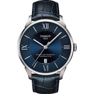 TISSOT天梭 杜魯爾系列動力80小時機械錶-藍/42mm  T0994071604800