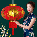 Lantern Fuman Caiwang 2 into 2 groups with a diameter of 55cm #501, , large
