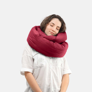 Infinity Pillow Travel Neck Burgundy