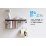 金德恩 GS MALL 台灣製造 金屬雙勾收納架 金屬雙勾架 置物架 收納架 雙勾架 瓶罐架 瓶罐置物架 瓶罐收納 廚房收納, , large