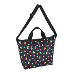 |快速出貨|Lesportsac Deluxe Easy Carry Tote 手提肩背兩用托特包/ 圓點漂浮氣球 黑色, , large