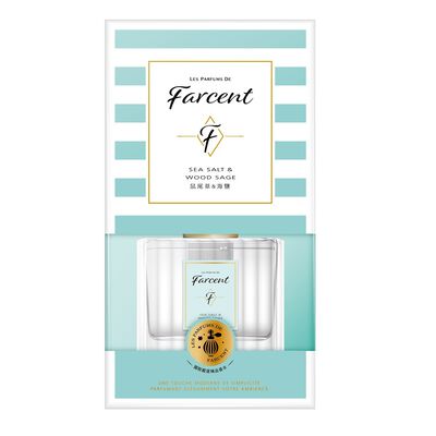 [箱購]Farcent香水室內擴香-鼠尾草海鹽120mlx 12盒