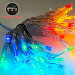 摩達客-50燈LED燈串彩光_USB+電池盒兩用充電-聖誕燈樹燈露營燈, , large